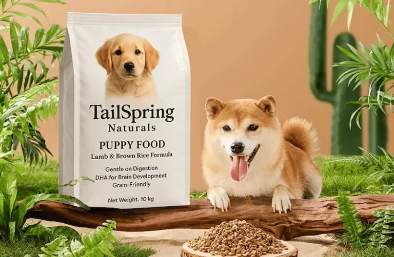 flat bottom pet food bags