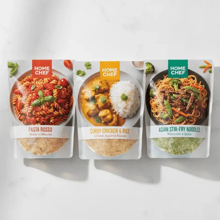 frozen ready meals entrees packaging