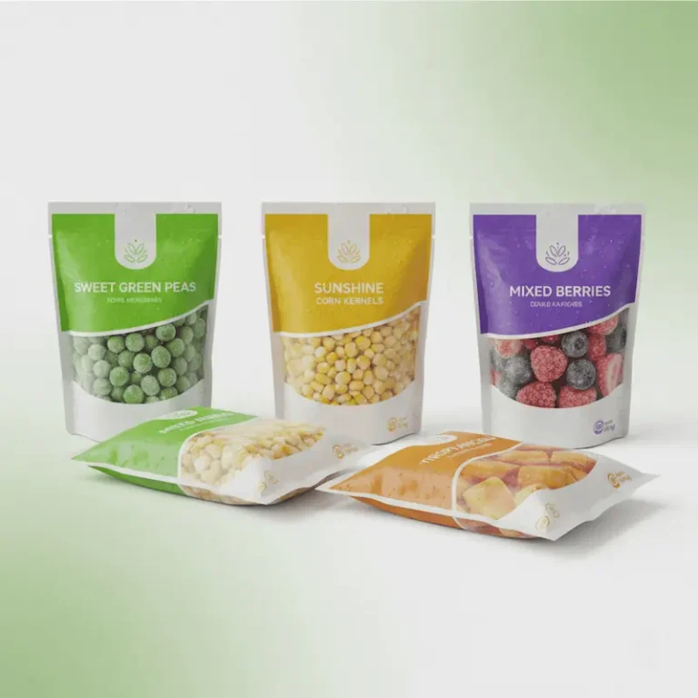frozen vegetables fruits packaging