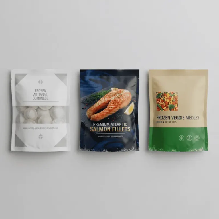 lay flat frozen food pouch