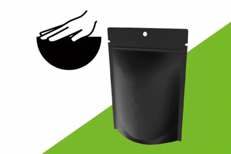 soft touch stand up pouch