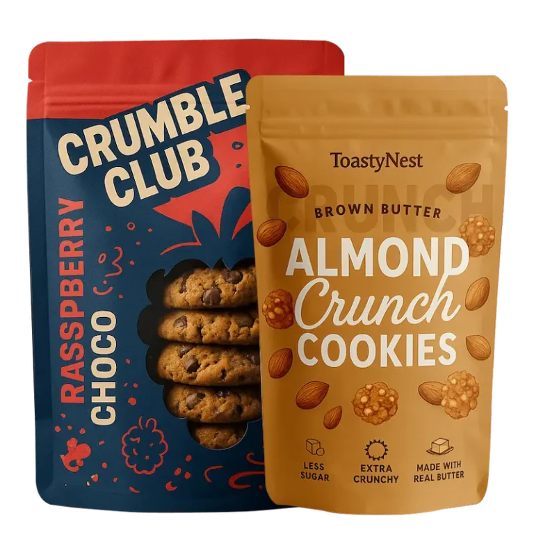 stand up cookie bags