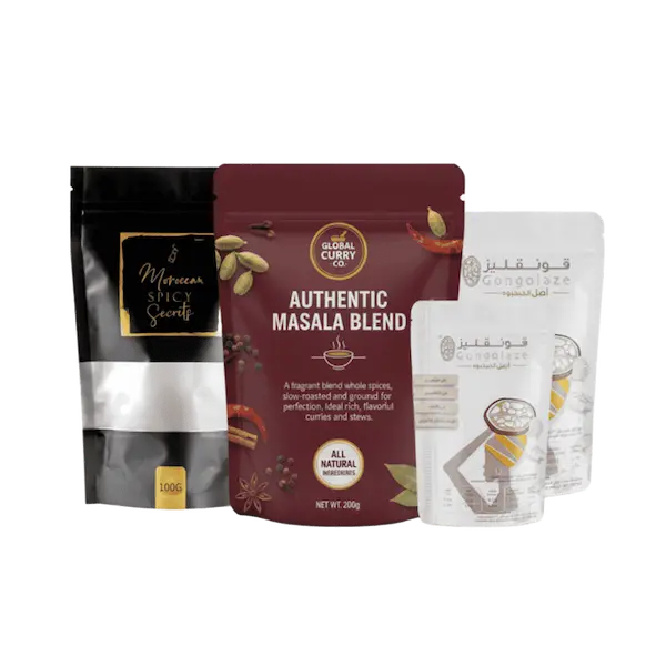 stand up spice pouch packaging
