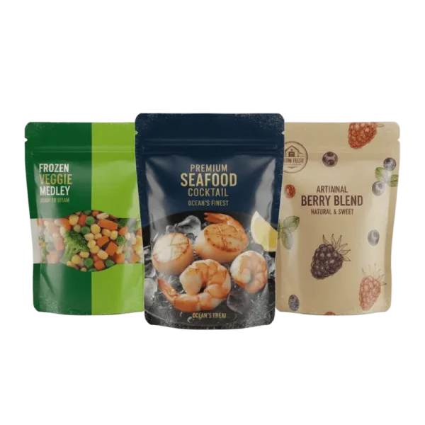 frozen food stand up pouch